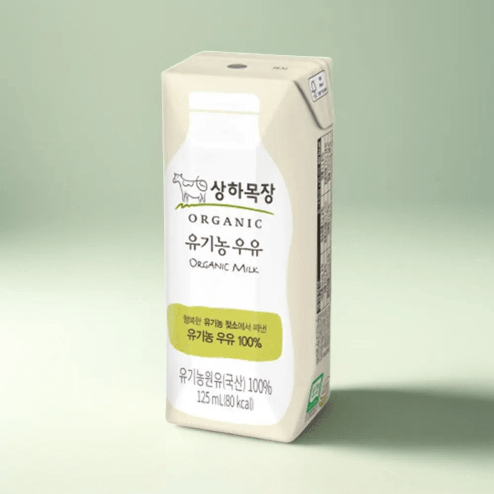 매일유업 상하목장 유기농우유 125ml 48팩 멸균우유 흰우유 : e-fun한세상