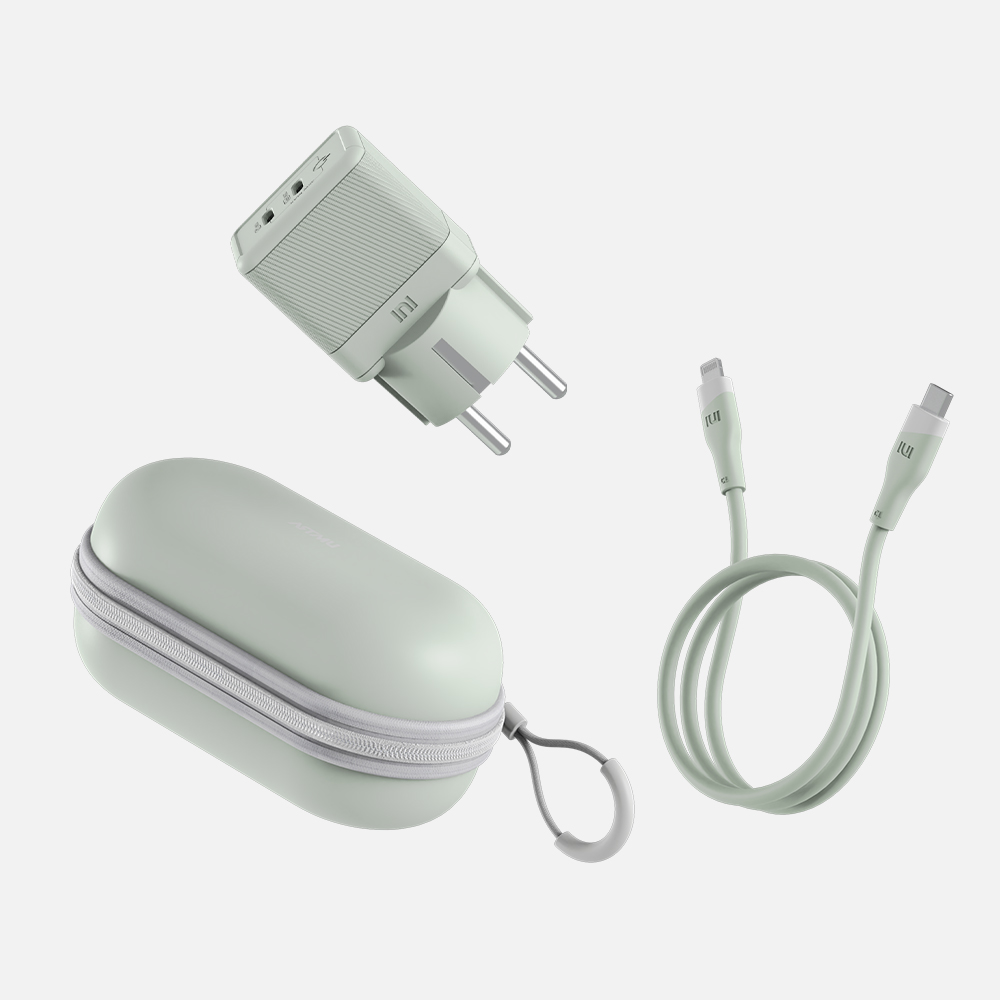 USB PD 35W 초고속 충전기 라이트닝 케이블 세트 스타터팩