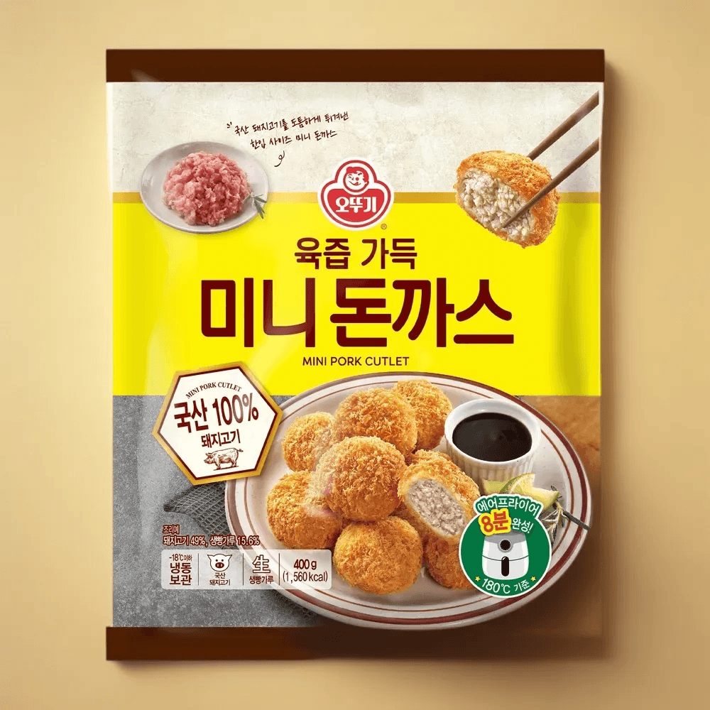 오뚜기 미니 돈까스 400g 1개 육즙가득한 : 에브리 one shop