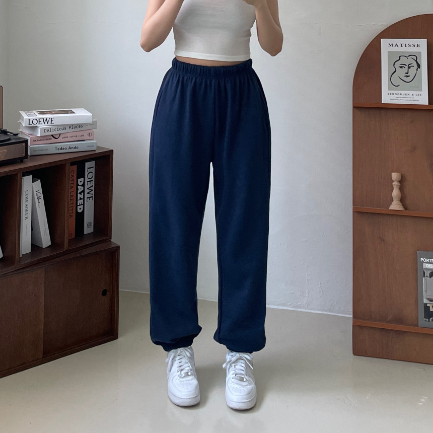 [인생핏!/국내생산] 루즈핏 특양면 조거 조커 무지 러닝복 오버핏 밴딩 하이웨스트 츄리닝 트레이닝 팬츠 상세 이미지 120