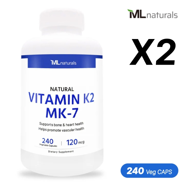 마이라이프 비타민 k2 120mcg 240캡슐 X2병 - 상품 이미지