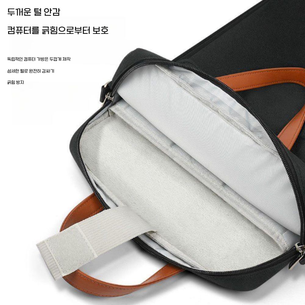 맥북 에어 13 m4 수납 가방 크로스백 손가방 노트북 16인치 파우치 - 상세 이미지 3