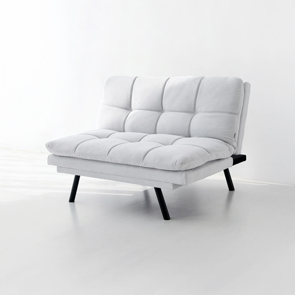 니스코 2인 멀티 메모리폼 소파 BC267S02 스툴미포함, 라이트그레이 0842.8634, 2인용