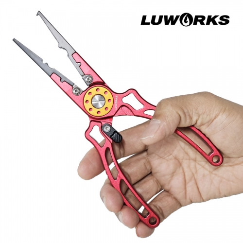 루웍스 염분과 부식에 강한 LWT-244 레드락 빅게임 플라이어 바늘빼기 라인커트 - 상품 이미지