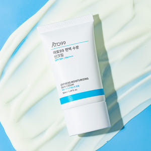 아토99 수분 선크림 SPF50 끈적임 백탁 없는 리프세이프 운동 썬크림... 솔직 후기 | 피부 타입별 분석 - 상품 이미지 4