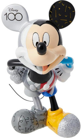 [해외]Enesco 디즈니 by Britto 100년 동안 놀라운 미키 마우스 피규어 8인치 다색 묶음배송가능