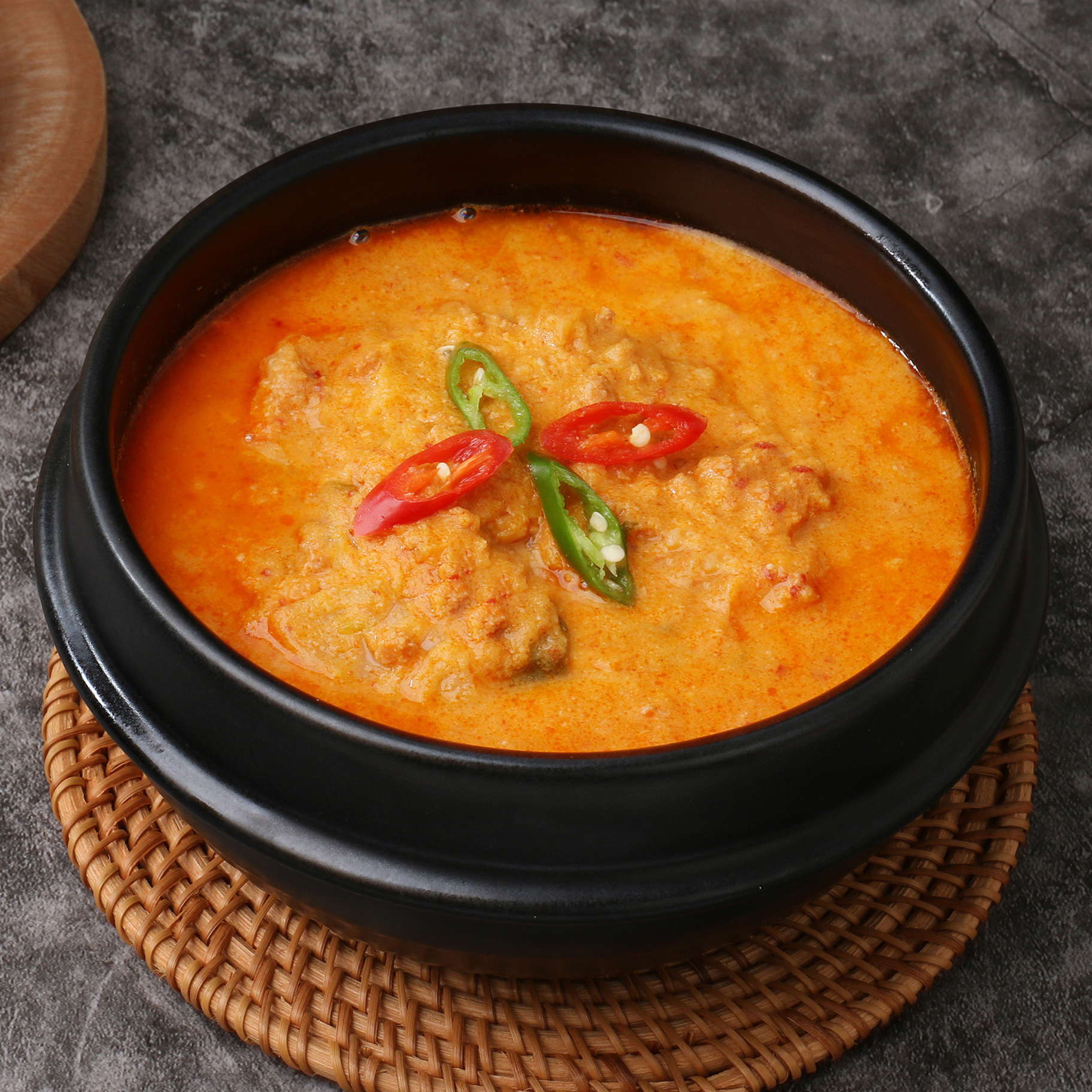 [금강수림] 캠핑용 국산 장단콩비지찌개 1kg/국내산 한돈,김치 /밀키트 간편식 택배 - 상세 이미지 3