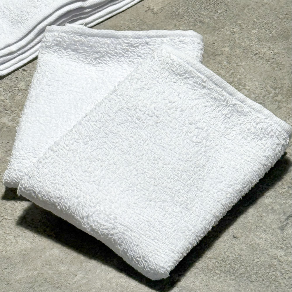 면 카페행주 바리스타 커피 식당 업소용 물수건 순면 1개, 44cm, 화이트 - 상세 이미지 2