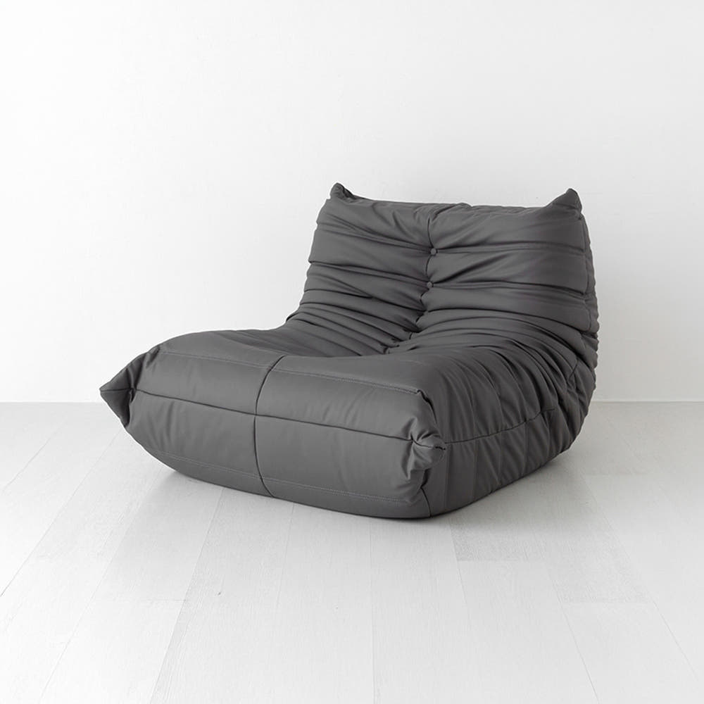 니스코 1인 좌식소파 XA10061H 스툴미포함, 그레이 4370.3728, 1인용