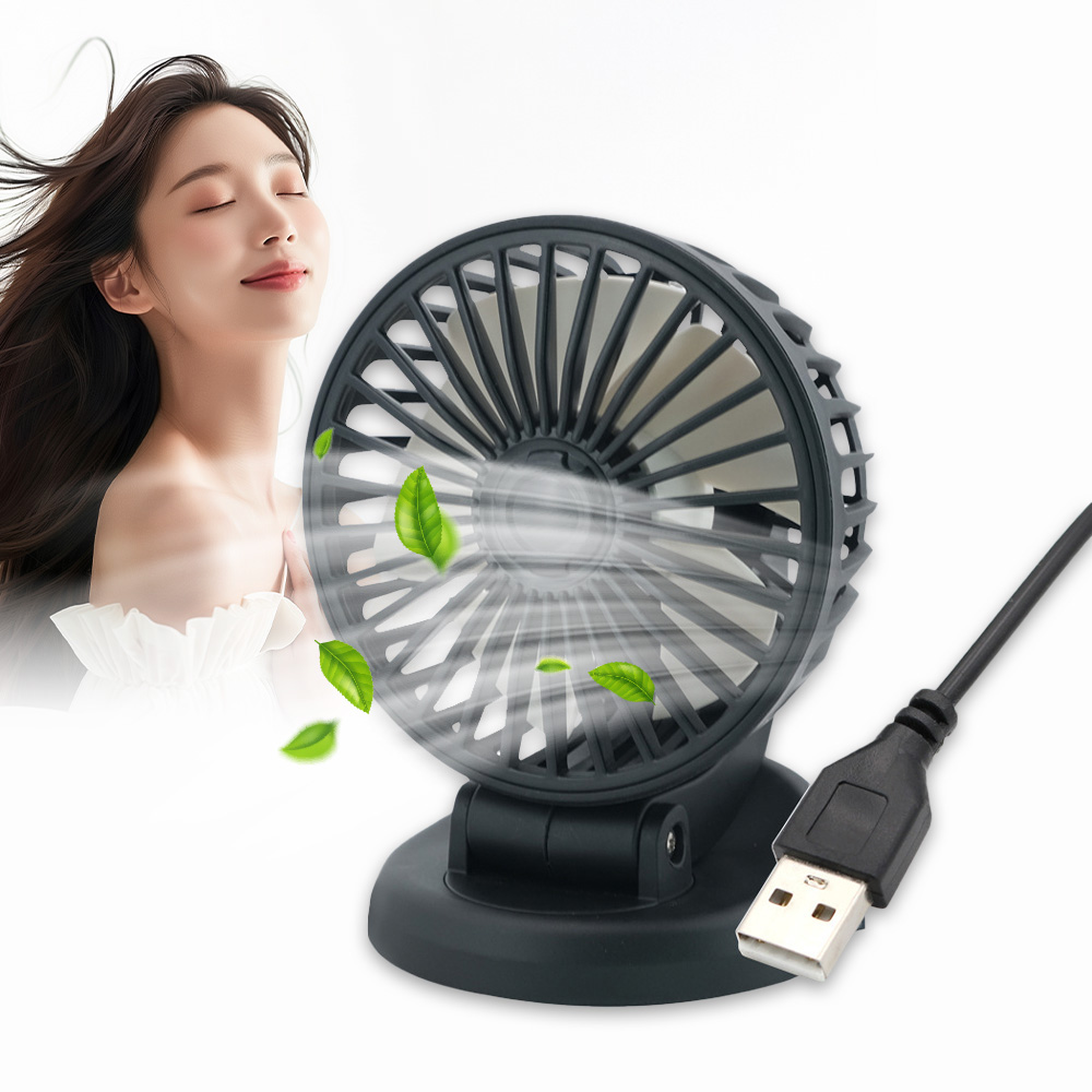 리예 차량용 싱글 USB 미니 선풍기 - 상품 이미지