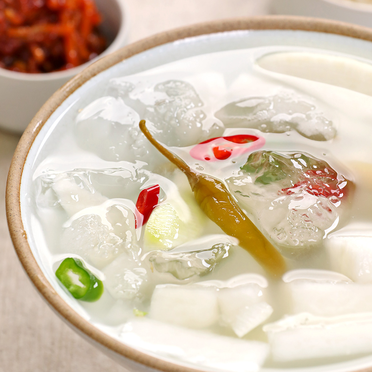 셰프애찬 동치미 1kg 아삭아삭 상큼 무 시원한 물김치 반찬 - 상세 이미지 3