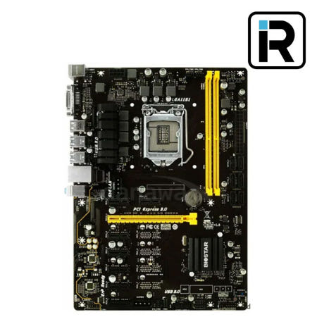 [중고]TB250-BTC+ 소켓 마이닝 1151 바이오스타 채굴 메인보드 백판넬X