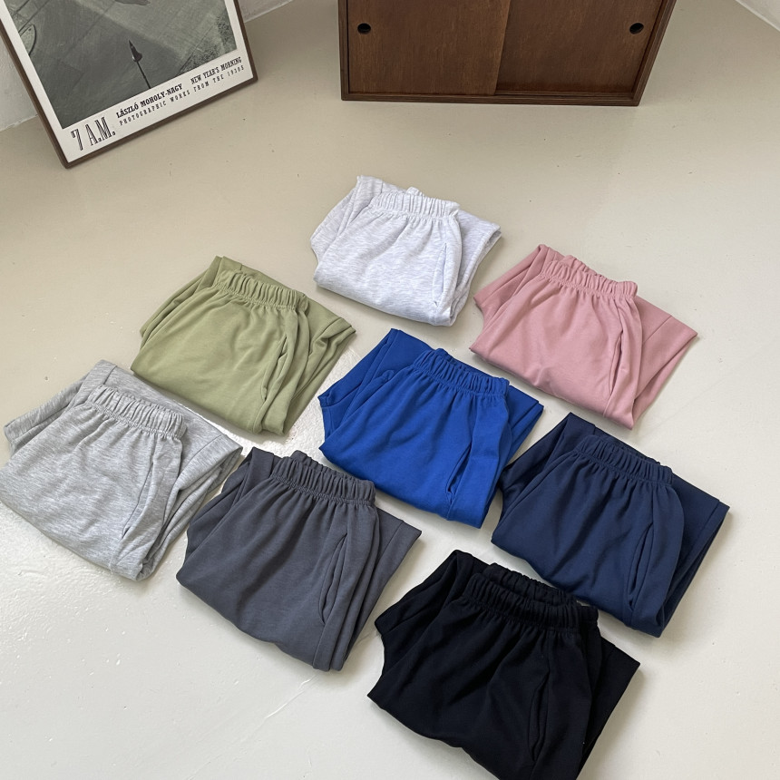 [인생핏!/국내생산] 루즈핏 특양면 조거 조커 무지 러닝복 오버핏 밴딩 하이웨스트 츄리닝 트레이닝 팬츠 상세 이미지 2