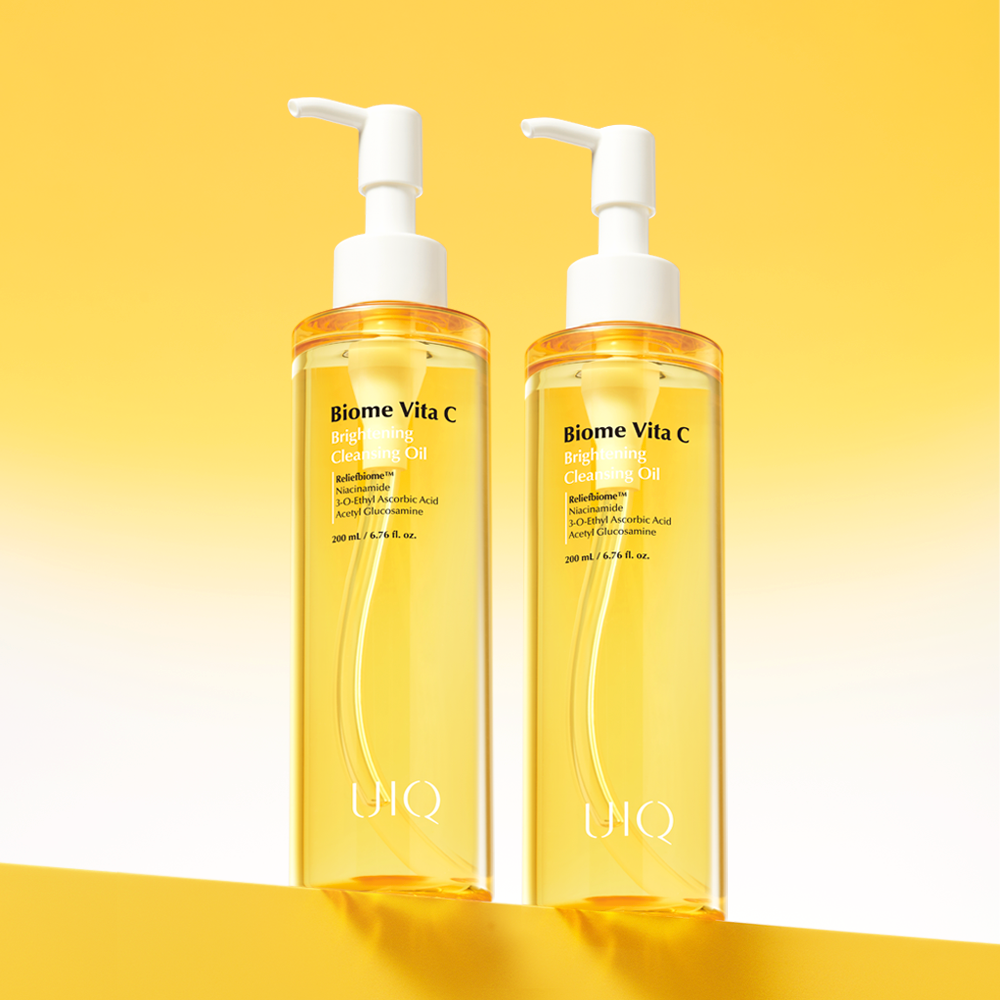 [더블] 유이크 바이옴 비타C 브라이트닝 블랙헤드 피지케어 클렌징 오일 200ml, 2개 이미지