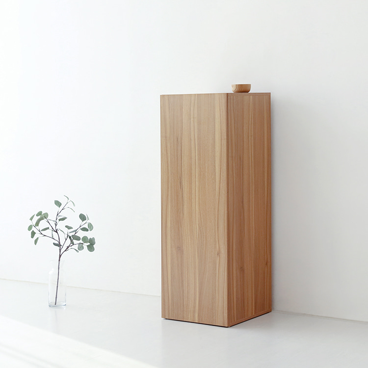 피크 1문 높은수납장 1146 398mmx410mmx1146mm, 1단, 라이트브라운 5147.0474 - 상세 이미지 4