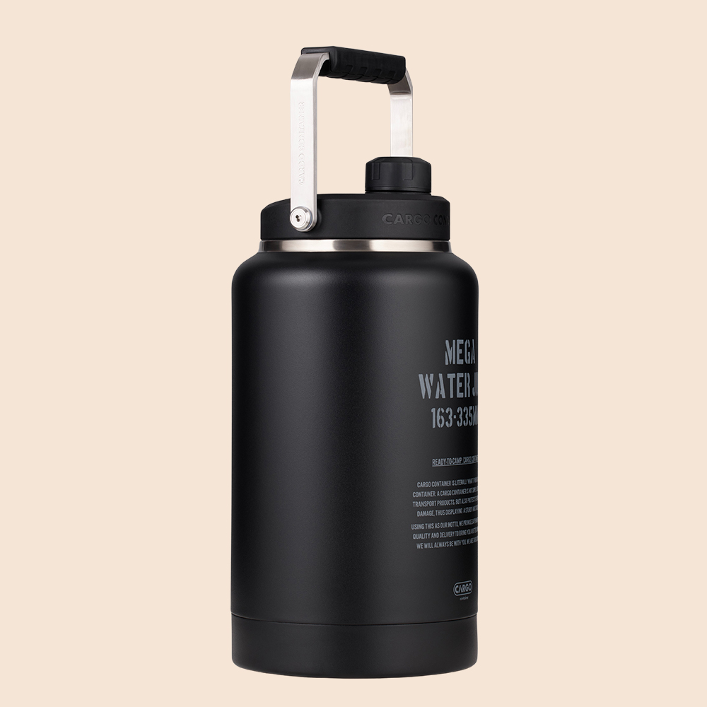 카고컨테이너 캠핑 워터 저그 얼음통 휴대용 텀블러 3.8L, 블랙 - 상세 이미지 3
