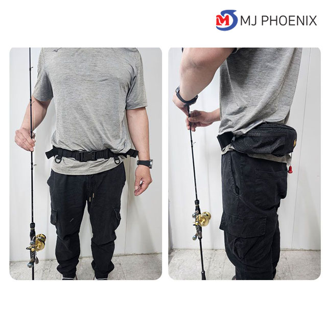 MJ피닉스 허리 벨트형 구명조끼 낚시 자동 팽창식 구명벨트 해양수산부 형식승인 - 상세 이미지 3