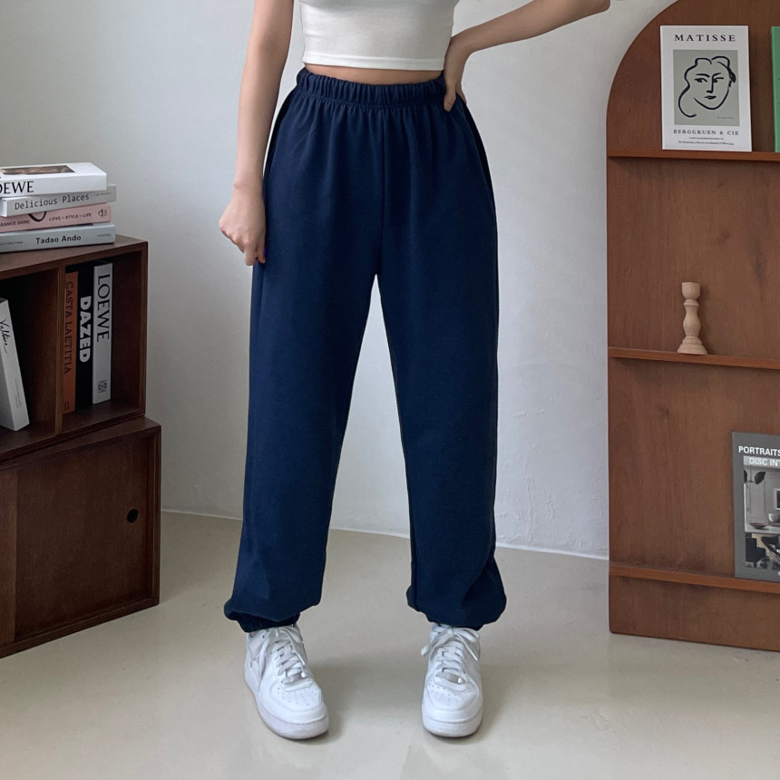 [인생핏!/국내생산] 루즈핏 특양면 조거 조커 무지 러닝복 오버핏 밴딩 하이웨스트 츄리닝 트레이닝 팬츠 상세 이미지 126