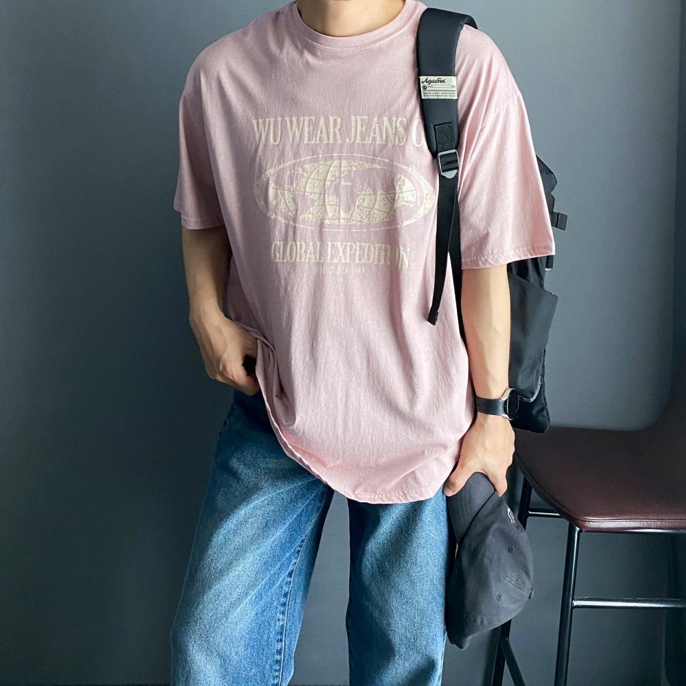 피그먼트반팔 남자반팔티 어깨넓어보이는 비침없는티 - 상세 이미지 4