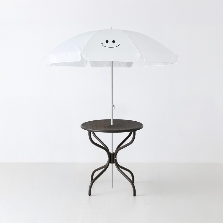 ROMIL 스마일 파라솔 베이지 + BIELLA 빈티지테이블