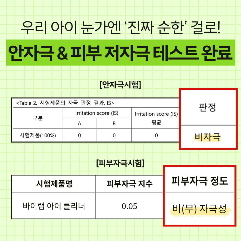 바이랩 아이클리너 강아지 눈물자국 눈 세정제 눈물냄새 눈꼽 지우개 면봉 40ml, 1개