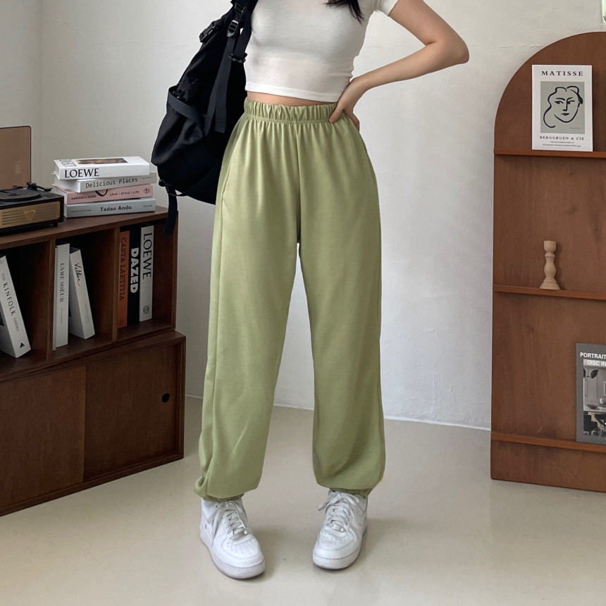 [인생핏!/국내생산] 루즈핏 특양면 조거 조커 무지 러닝복 오버핏 밴딩 하이웨스트 츄리닝 트레이닝 팬츠 상세 이미지 84