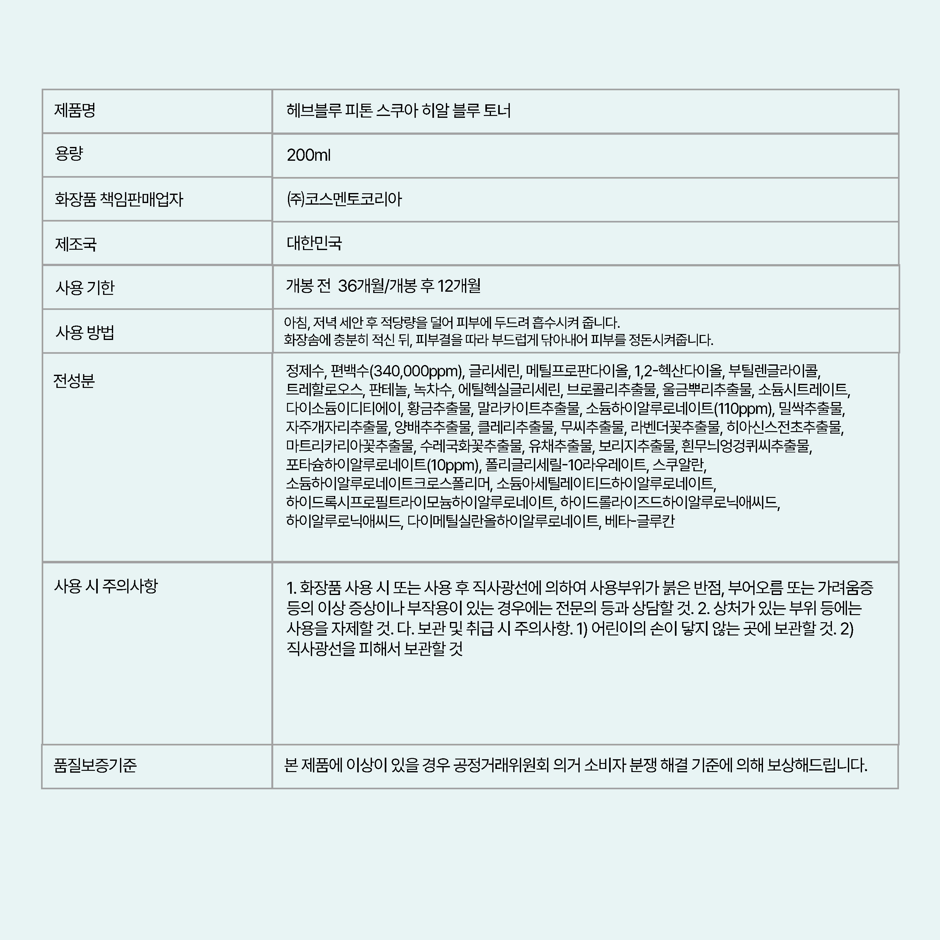 korean phyton squalane blue toner