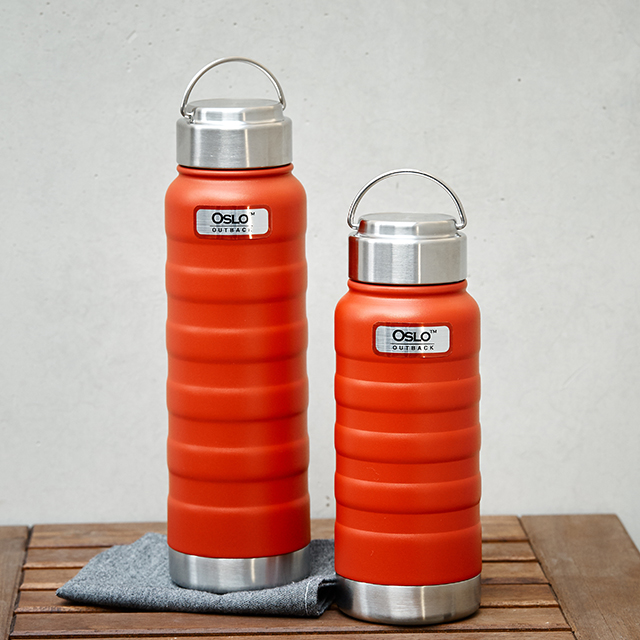 오슬로 아웃백 이중진공 보온보냉 텀블러 500ml, 레드, 1개 - 상품 이미지