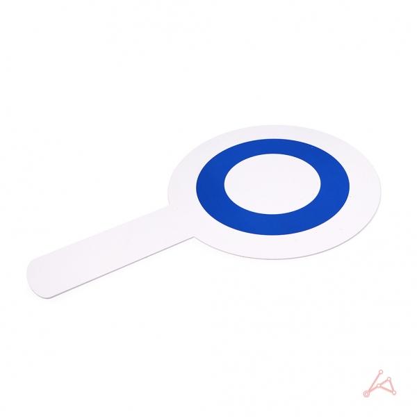 OX팻말 퀴즈 카드 동호회 문제 양면피켓 표시 : 클릭투1