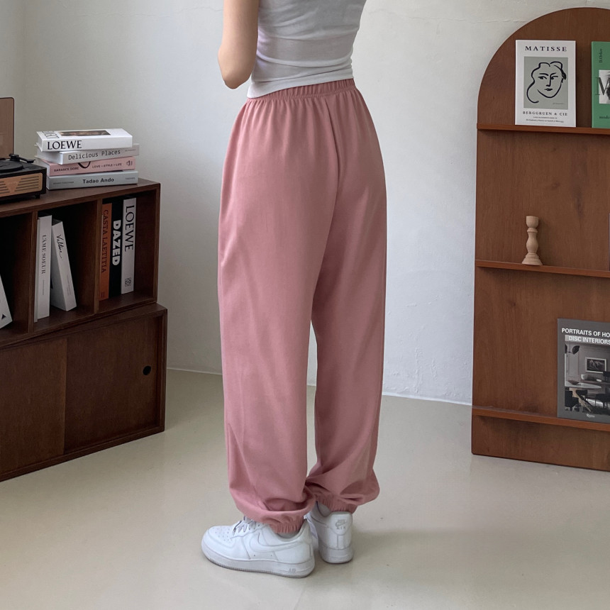 [인생핏!/국내생산] 루즈핏 특양면 조거 조커 무지 러닝복 오버핏 밴딩 하이웨스트 츄리닝 트레이닝 팬츠 상세 이미지 56