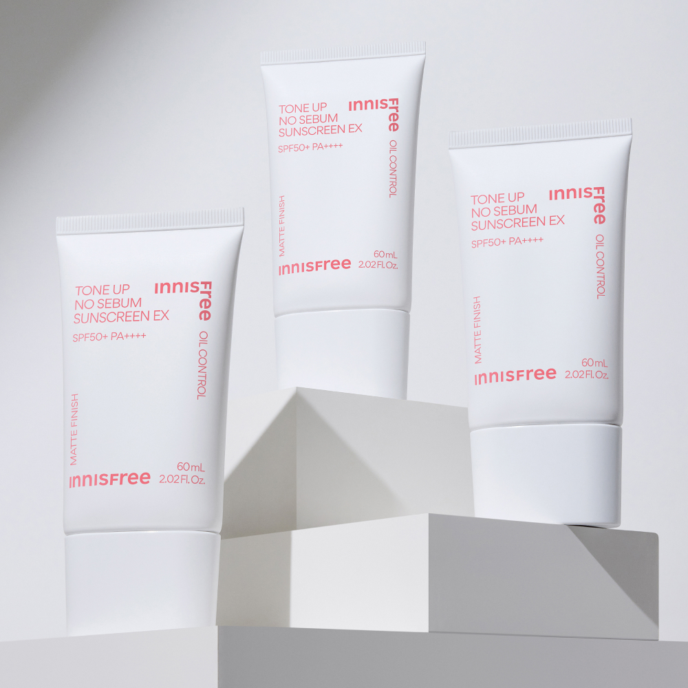이니스프리 톤업 노세범 선스크린 EX SPF 50+ PA++++ 60ml, 3개