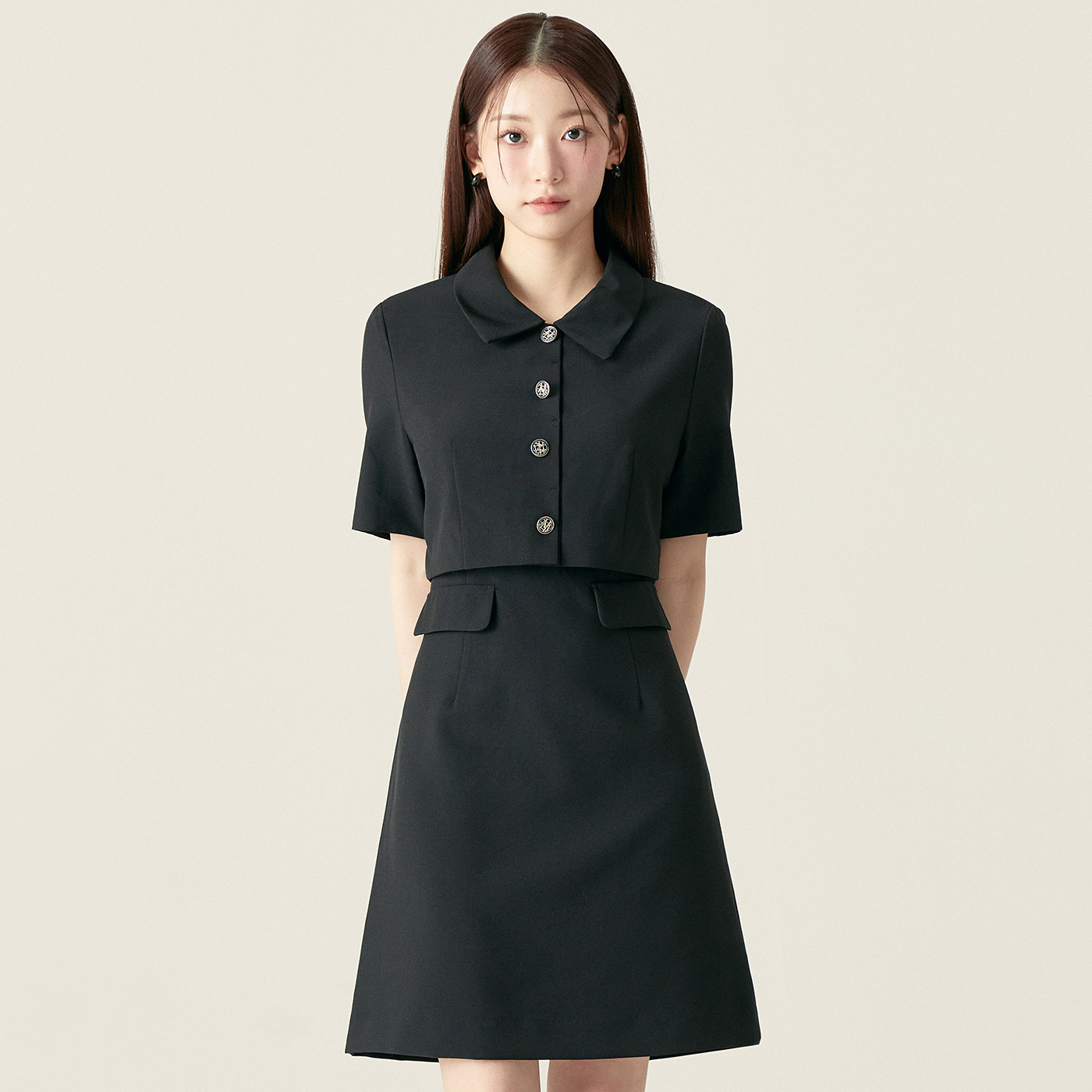 [슈퍼특가] 로엠 린넨라이크 2in1 미니 원피스 RMOWF25S13