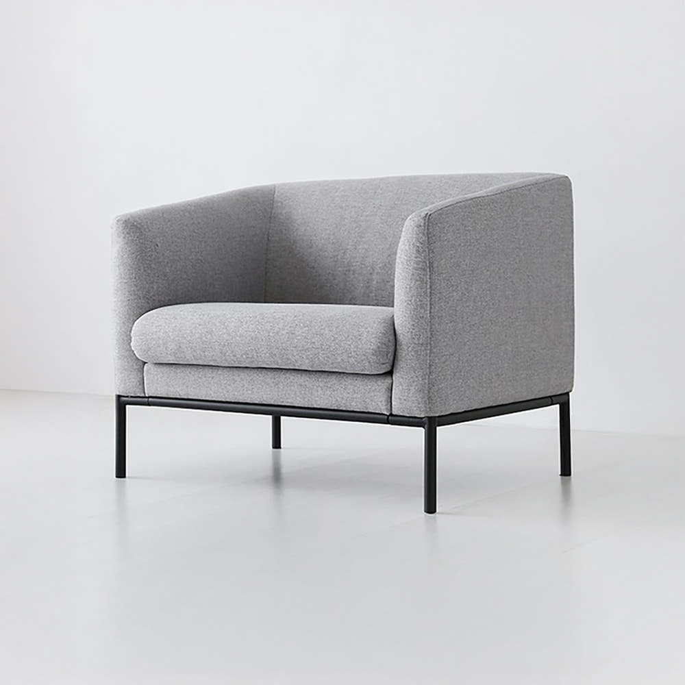 니스코 1인 소파 F521SO1 스툴미포함, 라이트그레이 9448.2346, 1인용