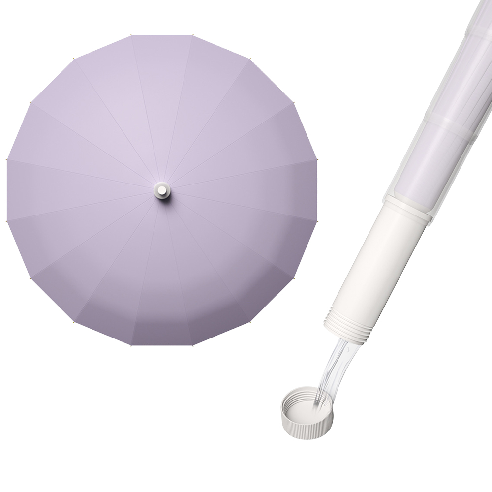 빼다 예쁜 파스텔톤 빗물받이 자동 배수캡 투명 커버 튼튼한 클래식 아이디어 장우산