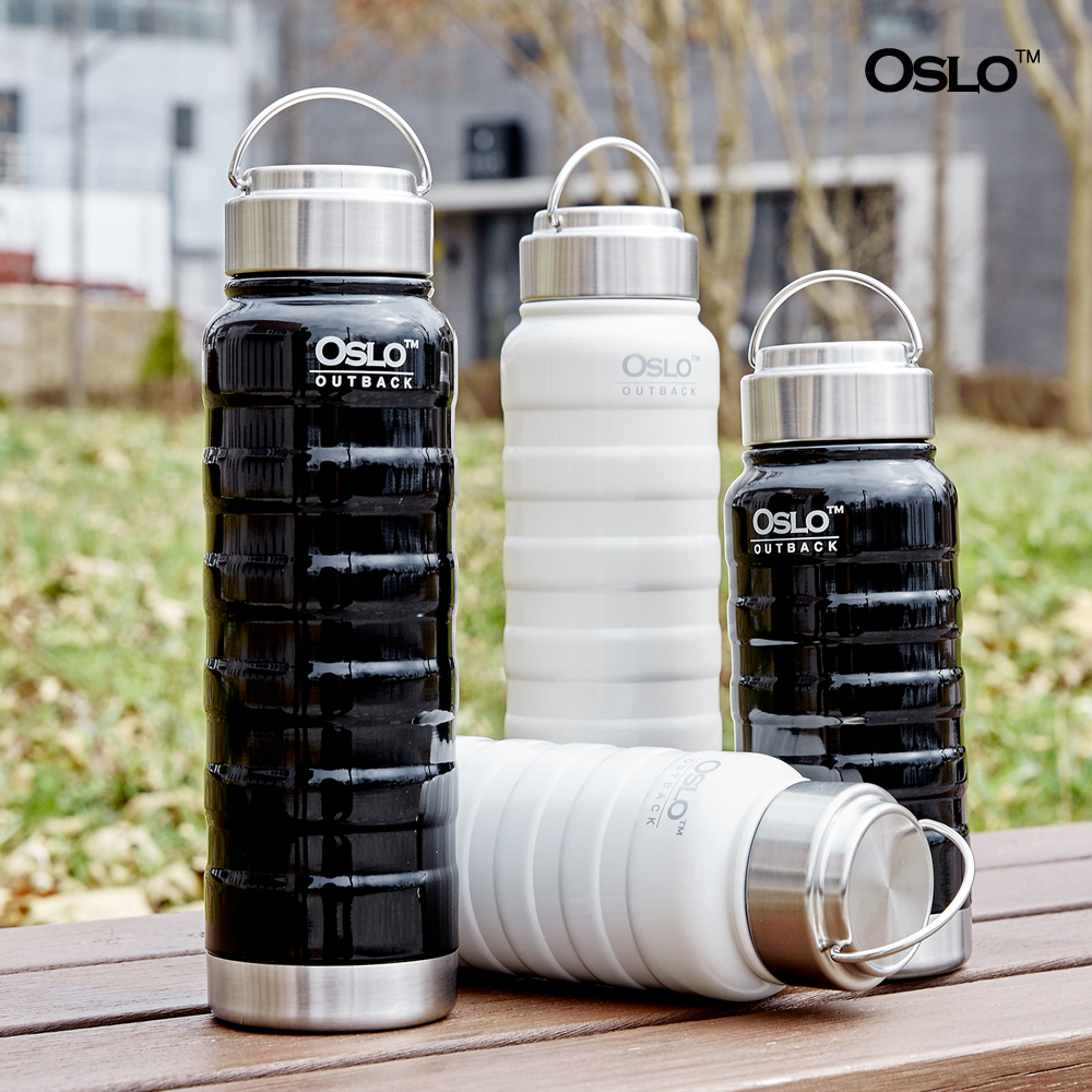 오슬로 아웃백 이중진공 보온보냉 텀블러 500ml, 레드, 1개 - 상세 이미지 4