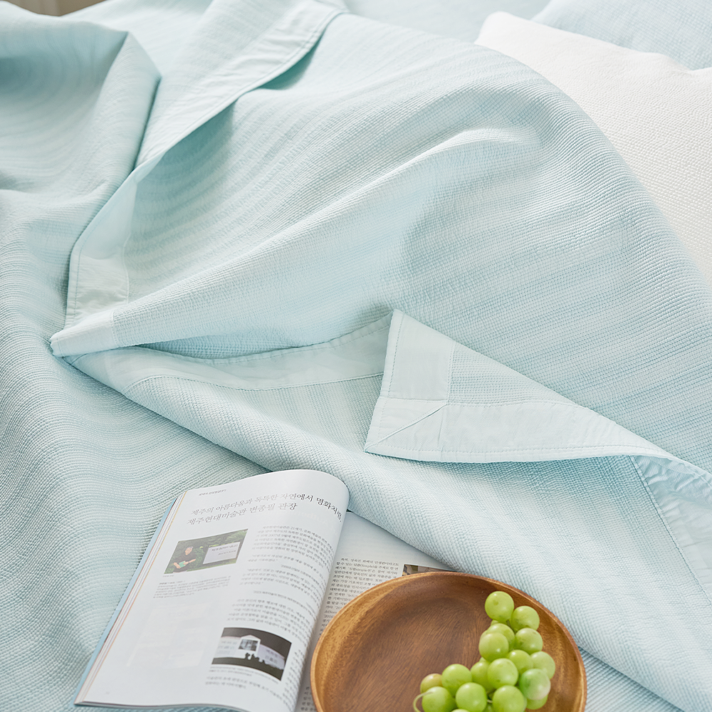 냉감패드 충무누빔 3mm 듀라론 휴비스 냉감 양면 Q 여름패드