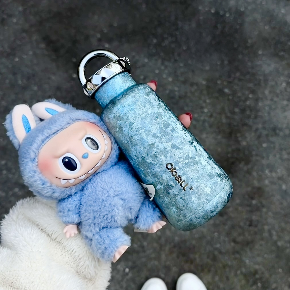 티타늄 퓨어 오볼 텀블러 300ml 스텐 미니 보온 보이차 녹차 찻잎 거름망 보냉 휴대용 콜드컵포장 명절 선물 개업 행사 집들이 - 상세 이미지 4