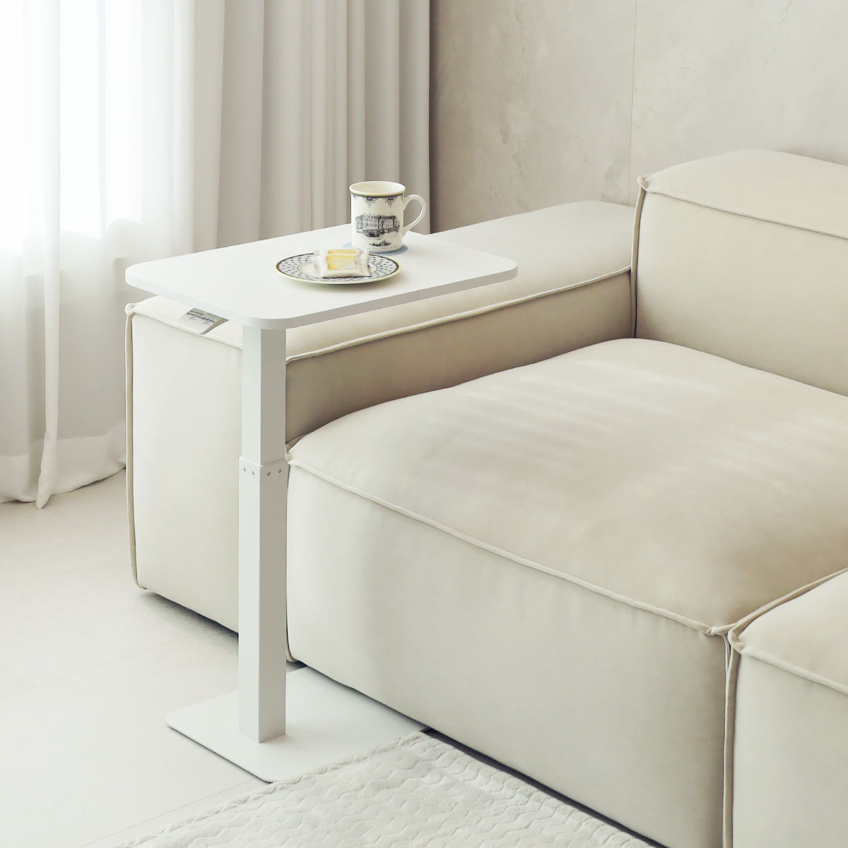 일루일루 오텐션 I01 유압식 높이조절 쇼파 테이블 침대 협탁 사이드