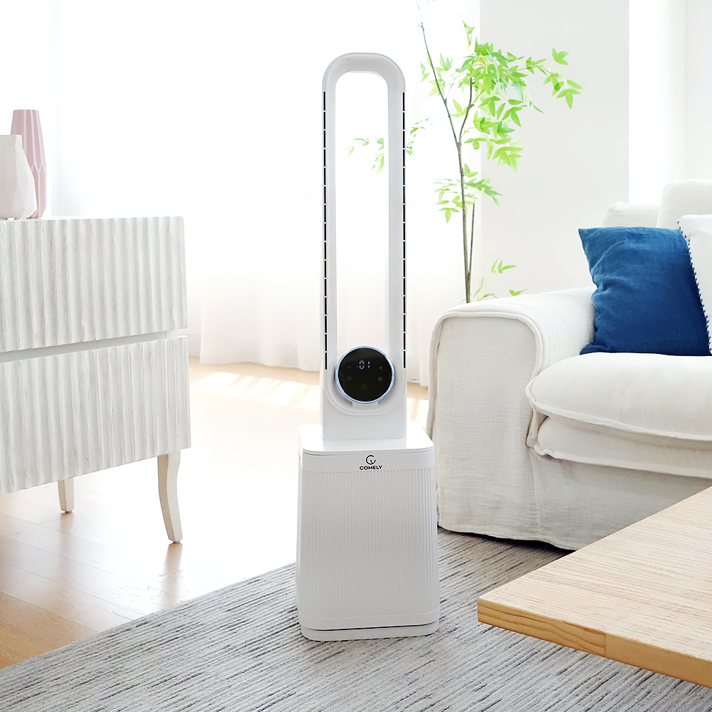 25년형 타워형 날개없는선풍기 무엽선풍기 무풍선풍기 아기 BLDC