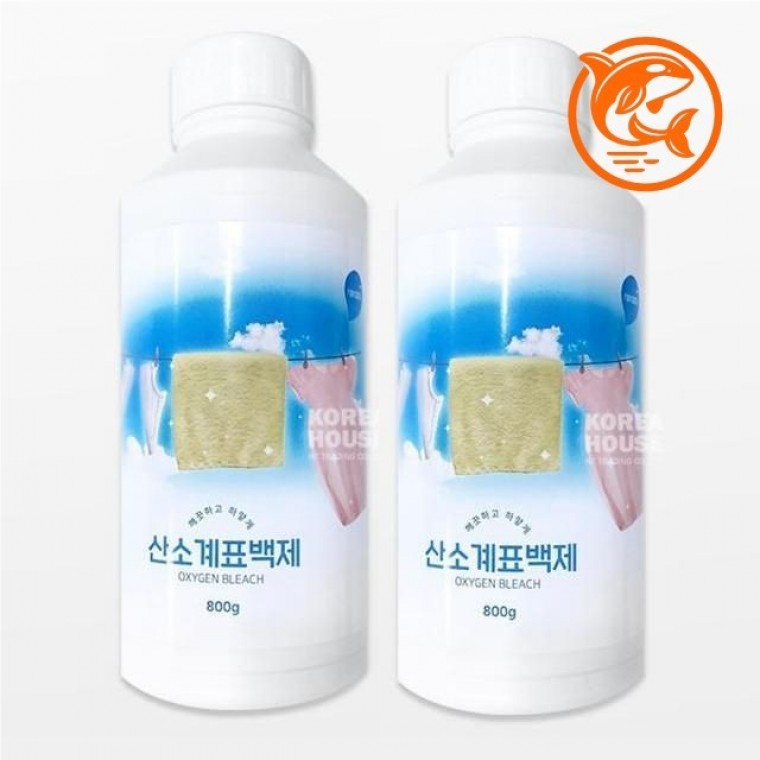 청결한 산소계 표백제 800g 2개 세탁소 제거 세정제 : 제세종합물류