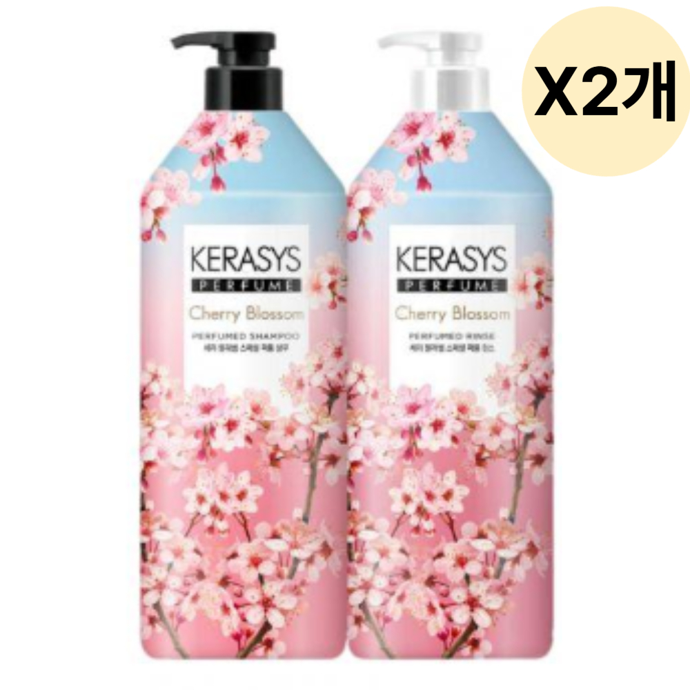 케라시스 SET 퍼퓸 체리블라썸 샴푸 + 린스 X2개 추천 : 이리와코리아