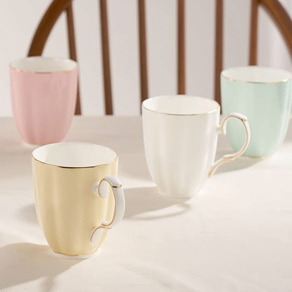 티로직 펌킨 골드림 머그컵 300ml 도자기 찻잔 커피잔 레드체리 - 상세 이미지 2