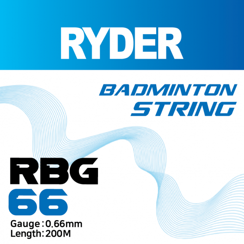 라이더 RYDER 배드민턴 스트링 거트 RBG66 화이트 내구성 타구감 충격 흡수 - 상세 이미지 3