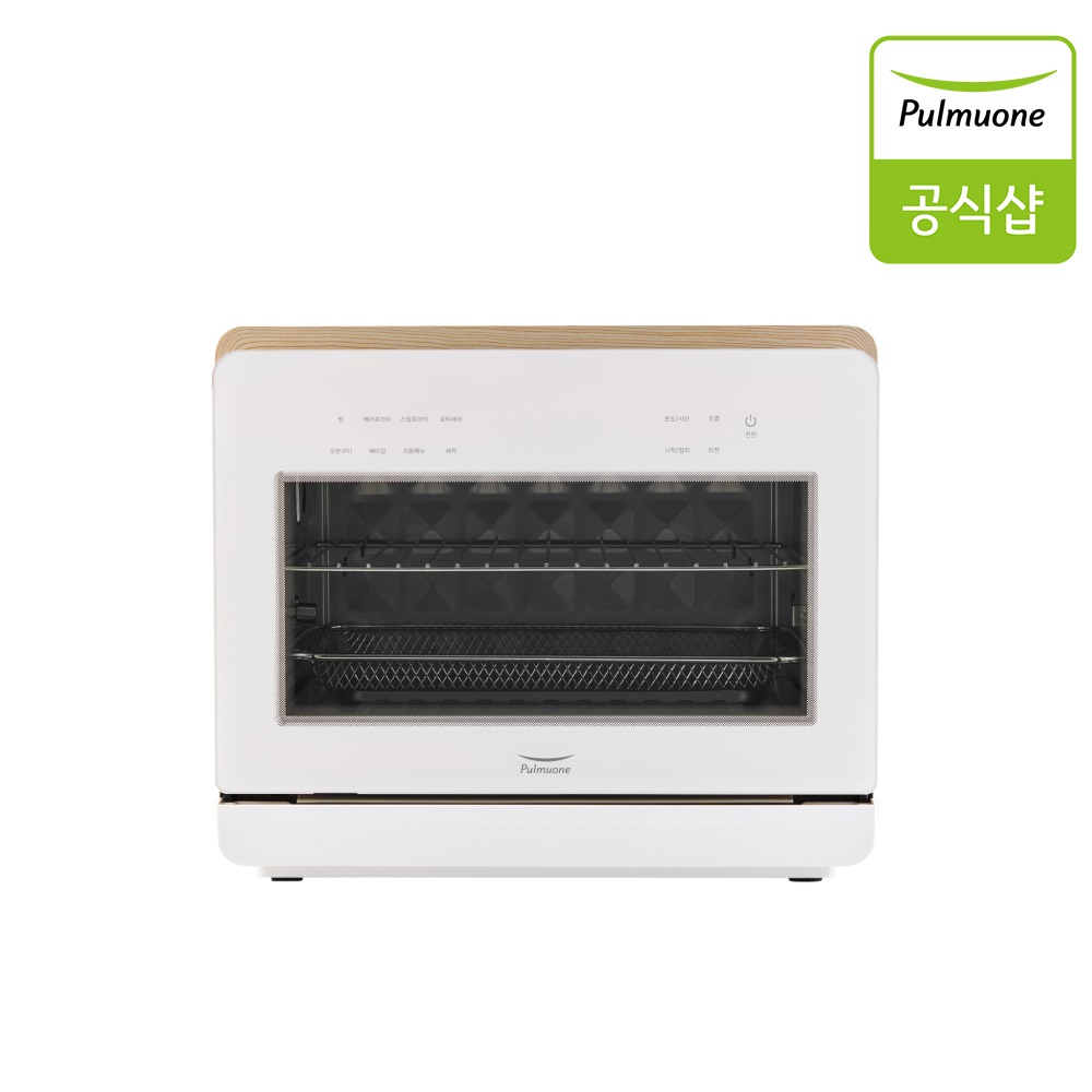 풀무원 스팀쿡 마스터 듀얼스팀오븐 에어프라이어 20L AV20D11W (화이트&우드)
