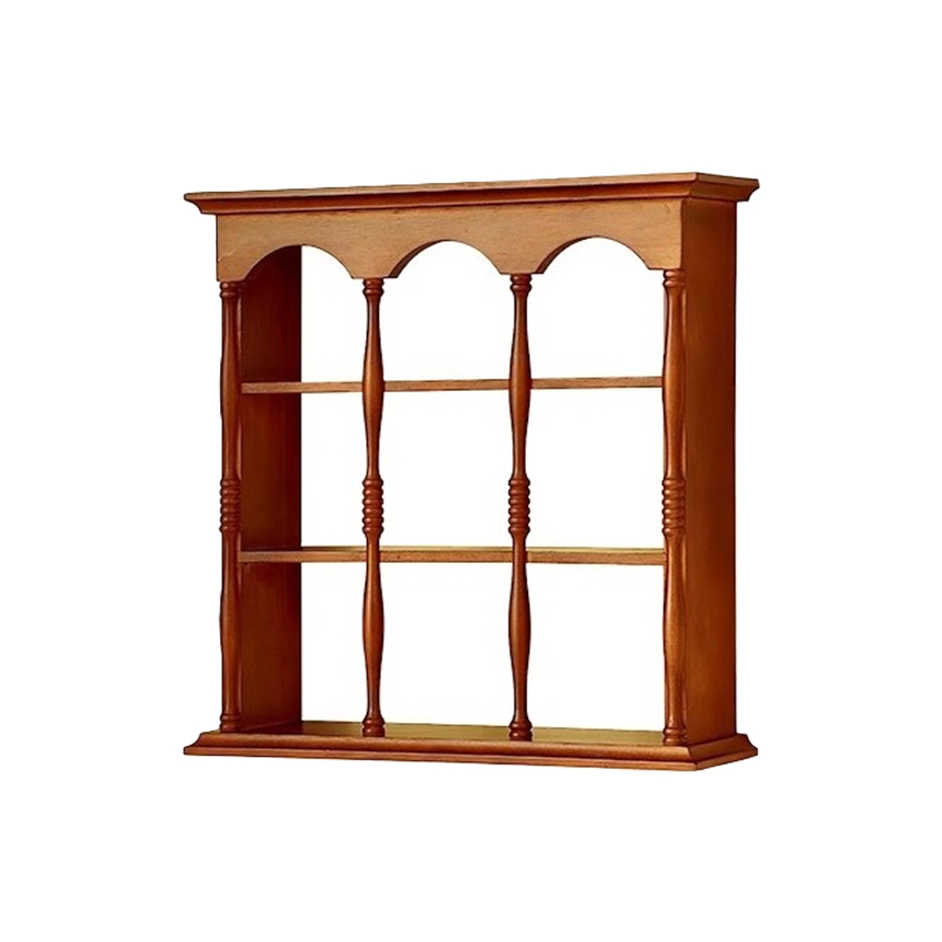 아치 우드 주방 거실 3단 선반장 Arch Wood Cabinet S - 상품 이미지