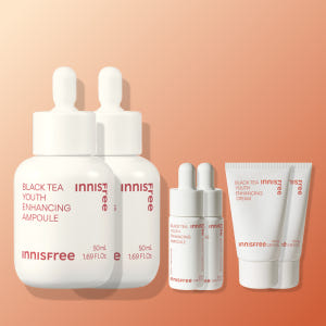 [세트구성] 이니스프리 블랙티 유스 인핸싱 앰플 50ml, 2개 솔직 후기 | 피부 타입별 분석 - 상품 이미지 1