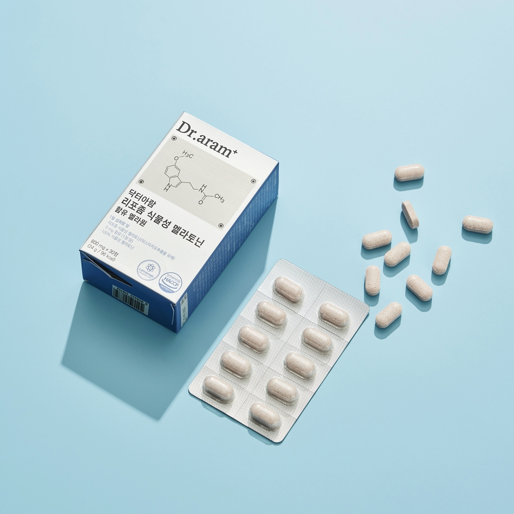 식물성 멜라토닌 테아닌 리포좀 메라토닌 멜라원 닥터아람 800mg x 30정 이미지 6