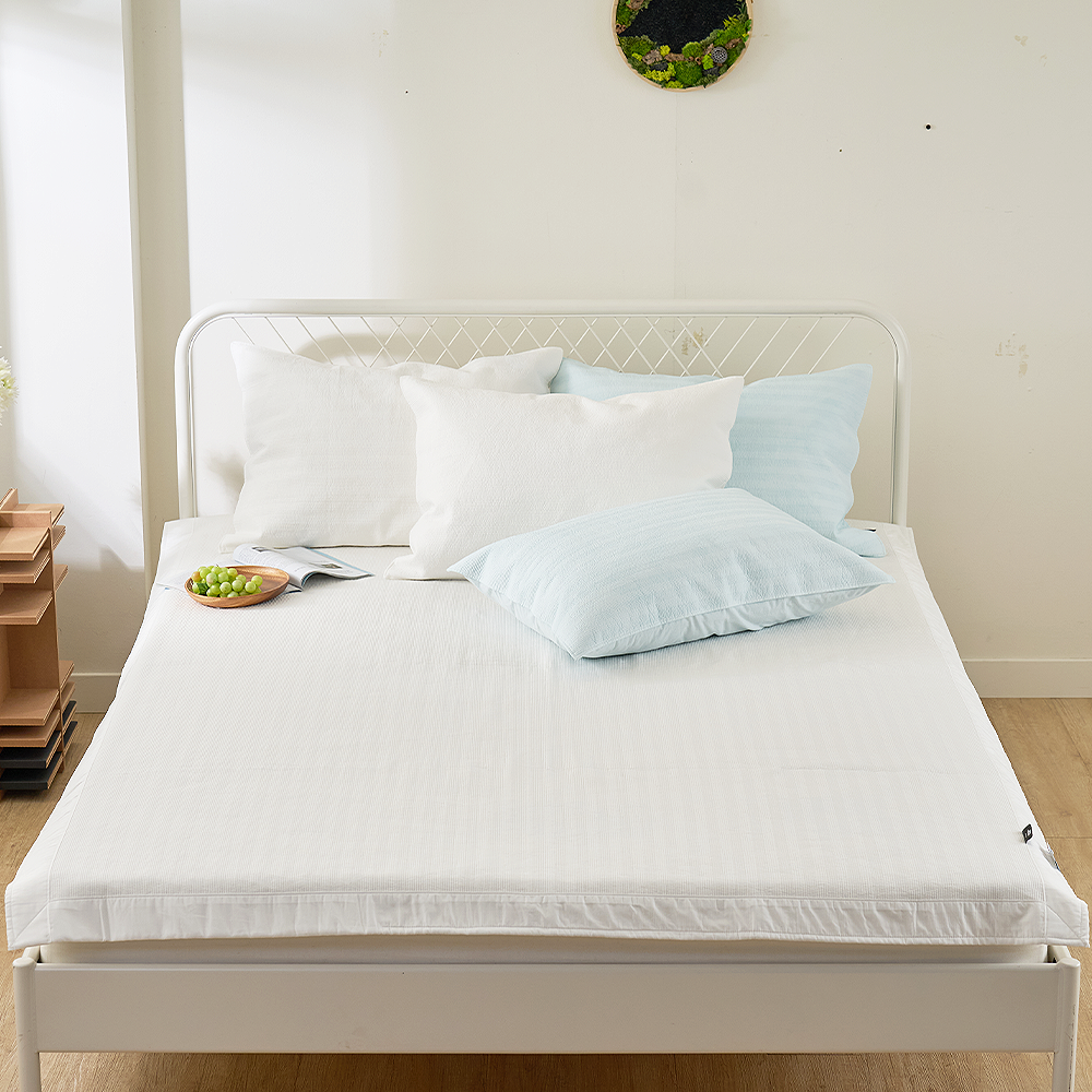 냉감패드 충무누빔 3mm 듀라론 휴비스 냉감 양면 Q 여름패드