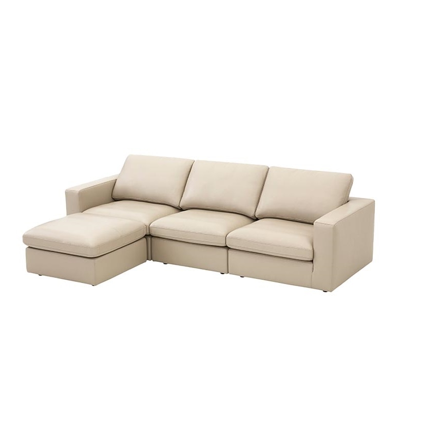 까사미아 캄포레더 쁘띠 스툴포함, 라이트그레이, 4인용