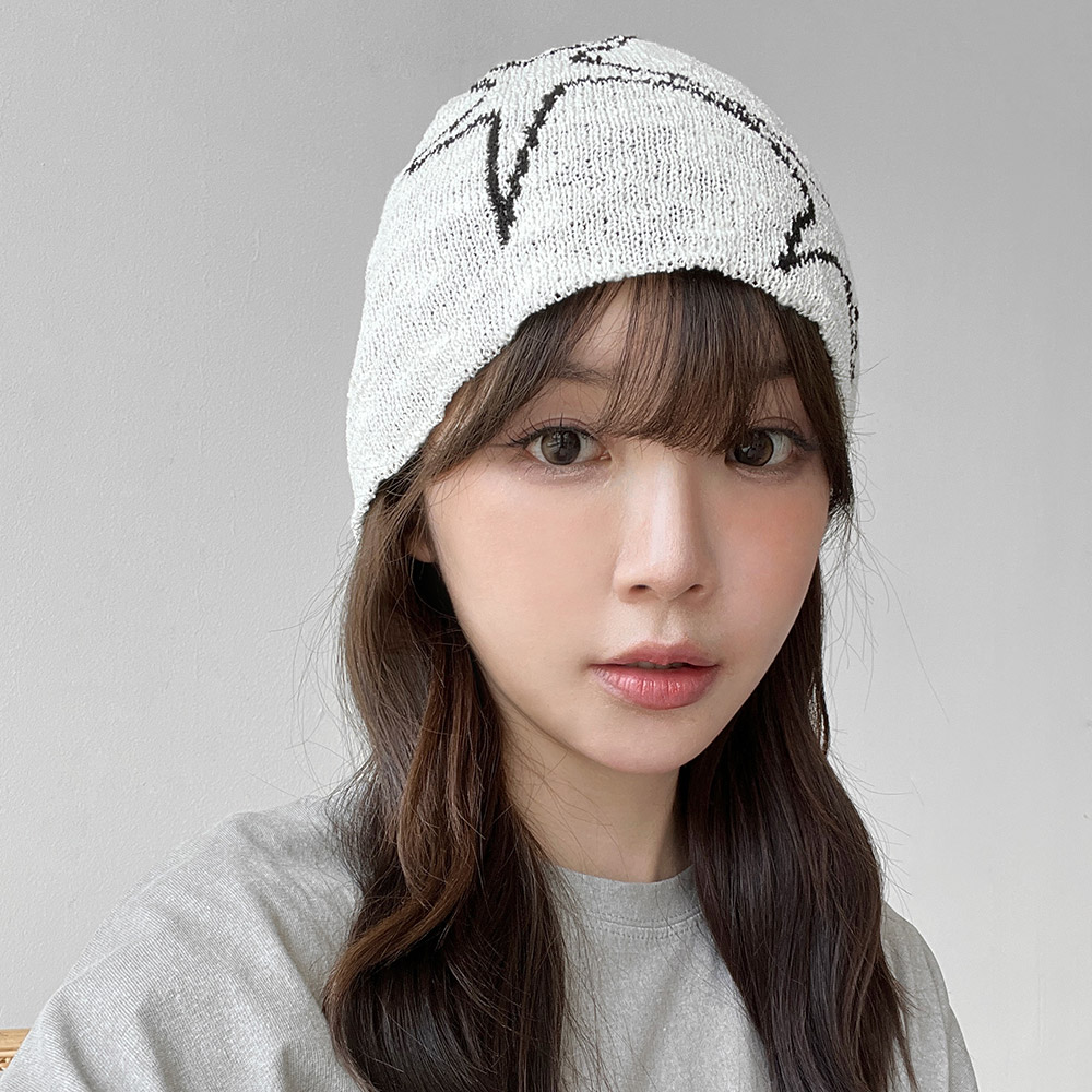 [니트비니] 슬라비 비니 봄 여름 숏 비니 얇은 롱 비니 - 상품 이미지